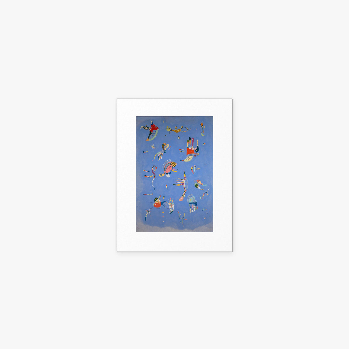 Azzurro Cielo - Wassily Kandinsky, opera di Wassily Kandinsky (Astrattismo), stampa artistica su carta, 30x40cm