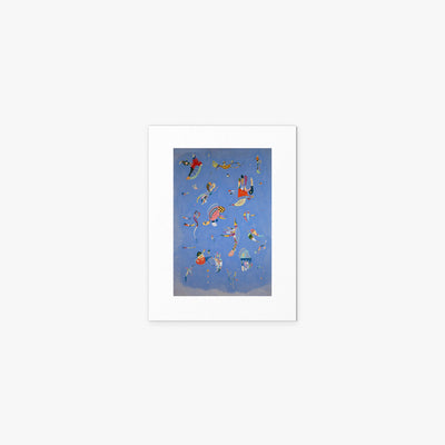 Azzurro Cielo - Wassily Kandinsky, opera di Wassily Kandinsky (Astrattismo), stampa artistica su carta, 30x40cm
