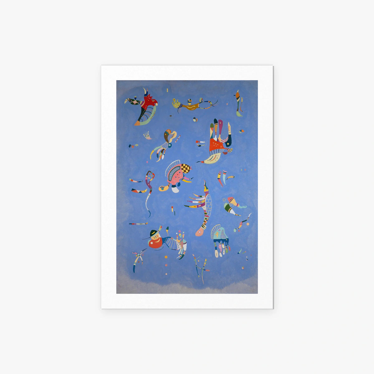 Azzurro Cielo - Wassily Kandinsky, opera di Wassily Kandinsky (Astrattismo), stampa artistica su carta, 60x85cm