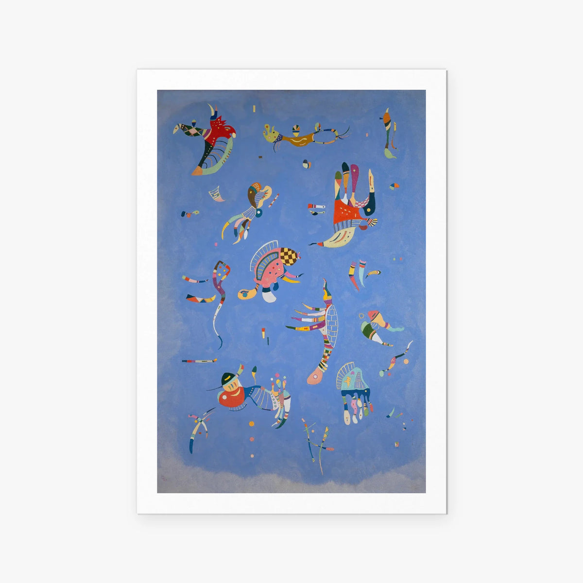 Azzurro Cielo - Wassily Kandinsky, opera di Wassily Kandinsky (Astrattismo), stampa artistica su carta, 80x115cm