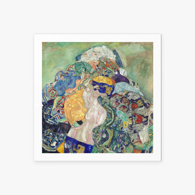 Bambino (Culla) - Gustav Klimt, opera di Gustav Klimt (Secessione Viennese), stampa artistica su carta, 60x60cm
