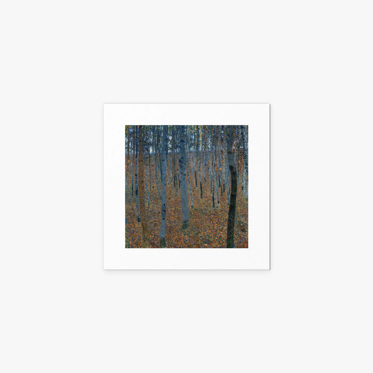 Bosco di Faggi I - Gustav Klimt, opera di Gustav Klimt (Secessione Viennese), stampa artistica su carta, 40x40cm