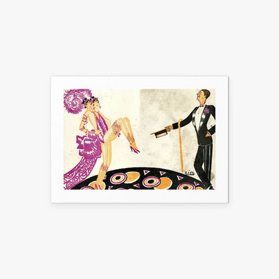 Casino de Paris - Zig, opera di Zig (Louis Gaudin) (Art Déco), stampa artistica su carta, 70x50cm