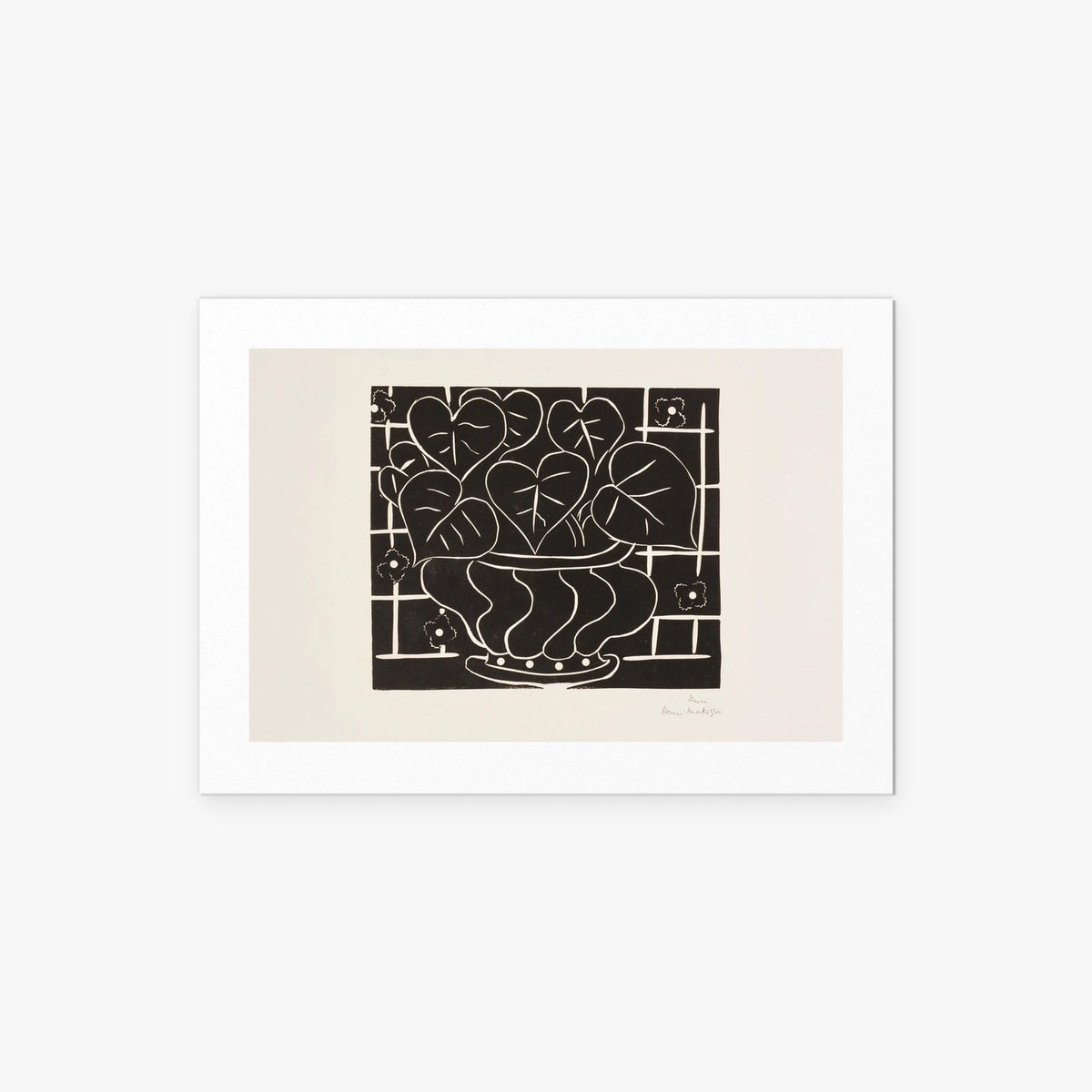 Cesto di Begonie I - Henri Matisse, opera di Henri Matisse (Art Déco), stampa artistica su carta, 70x50cm