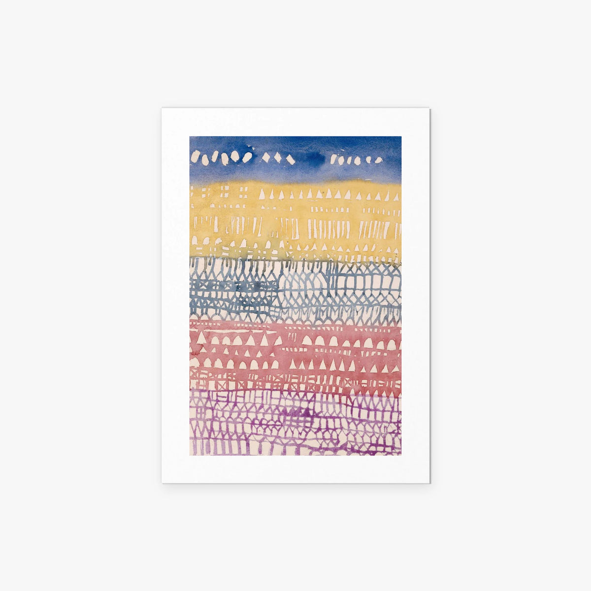 Città Vecchia - Paul Klee, opera di Paul Klee (Avanguardie), stampa artistica su carta, 50x70cm