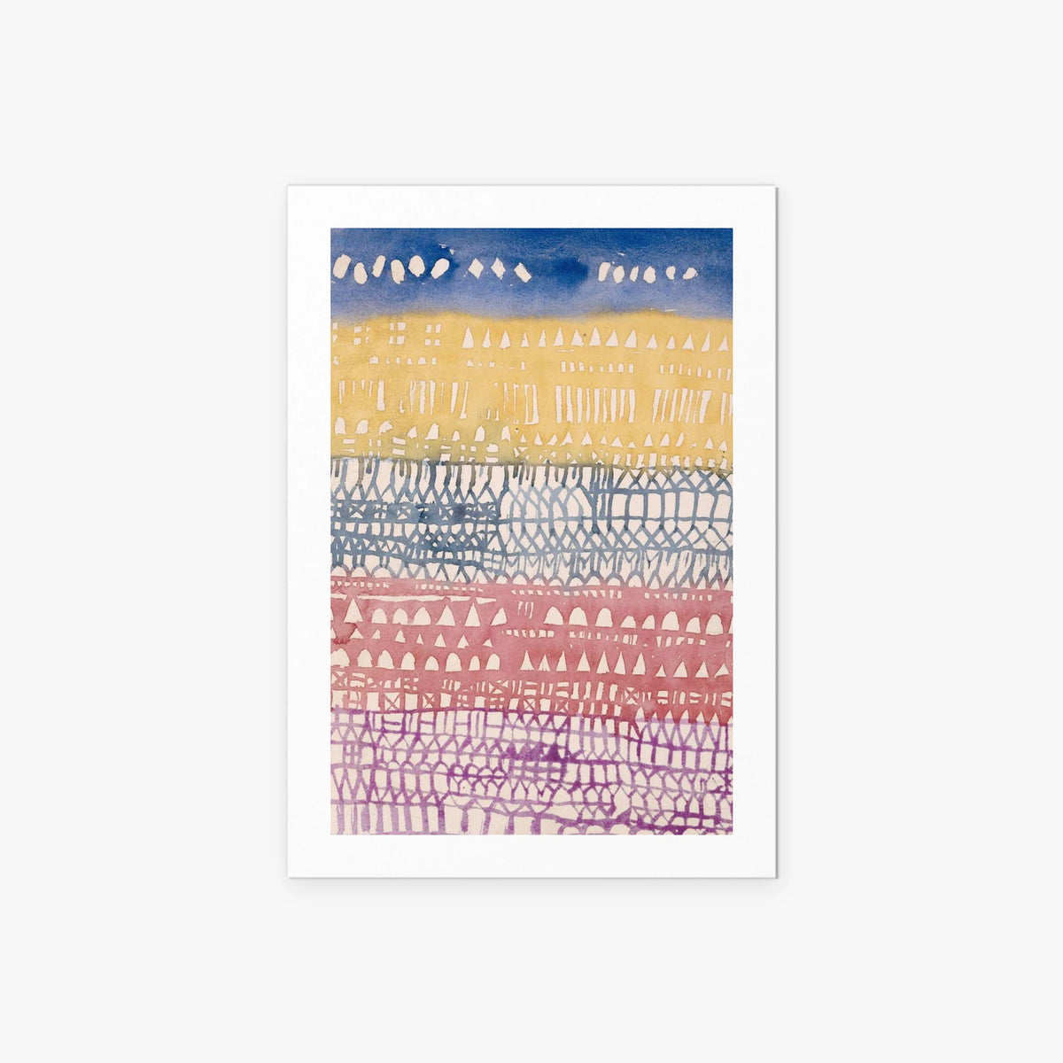 Città Vecchia - Paul Klee, opera di Paul Klee (Avanguardie), stampa artistica su carta, 60x85cm