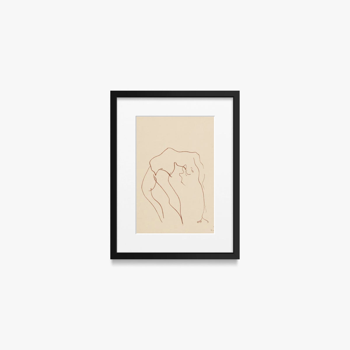 Danzatrici Acrobate, Tav. 10 - Henri Matisse, opera di Henri Matisse (Art Déco), stampa con passepartout e cornice nera, 30x40cm