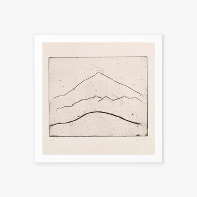 Etna - Walter Ophey, opera di Walter Ophey (Espressionismo), stampa artistica su carta, 60x60cm