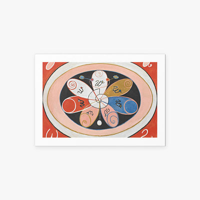 Evoluzione, n. 15, Gruppo VI - Hilma af Klint, opera di Hilma af Klint (Astrattismo), stampa artistica su carta, 85x60cm