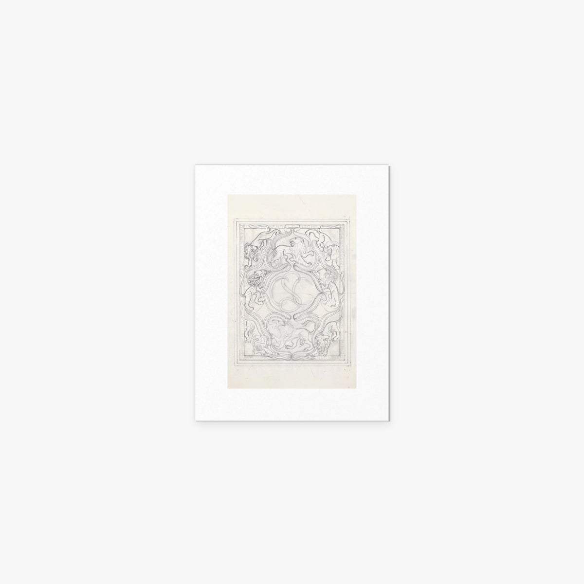 Ex Libris per il Figlio - Carel Adolph Lion Cachet, opera di Carel Adolph Lion Cachet (Art Nouveau), stampa artistica su carta, 30x40cm