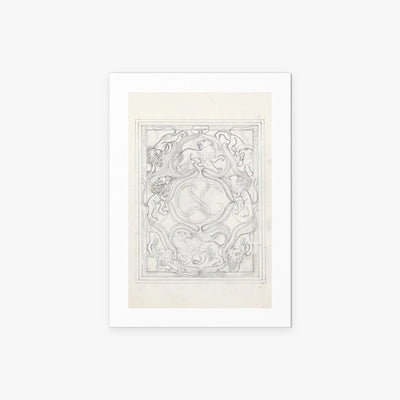 Ex Libris per il Figlio - Carel Adolph Lion Cachet, opera di Carel Adolph Lion Cachet (Art Nouveau), stampa artistica su carta, 50x70cm