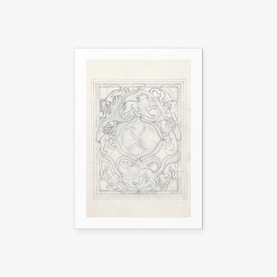 Ex Libris per il Figlio - Carel Adolph Lion Cachet, opera di Carel Adolph Lion Cachet (Art Nouveau), stampa artistica su carta, 60x85cm