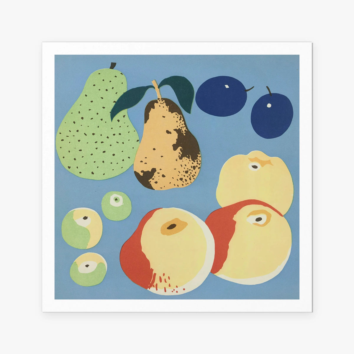Frutti, Tav. 5 - Elena Pavlovna Gertik, opera di Elena Pavlovna Gertik (Illustrazione), stampa artistica su carta, 80x80cm