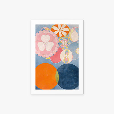 I Dieci Più Grandi, n. 2, Infanzia - Hilma af Klint, opera di Hilma af Klint (Astrattismo), stampa artistica su carta, 60x85cm