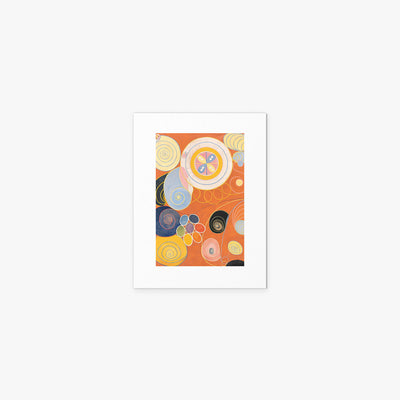 I Dieci Più Grandi, n. 3, Giovinezza - Hilma af Klint, opera di Hilma af Klint (Astrattismo), stampa artistica su carta, 30x40cm