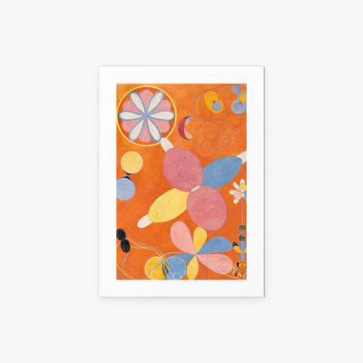 I Dieci Più Grandi, n. 4, Giovinezza - Hilma af Klint, opera di Hilma af Klint (Astrattismo), stampa artistica su carta, 50x70cm
