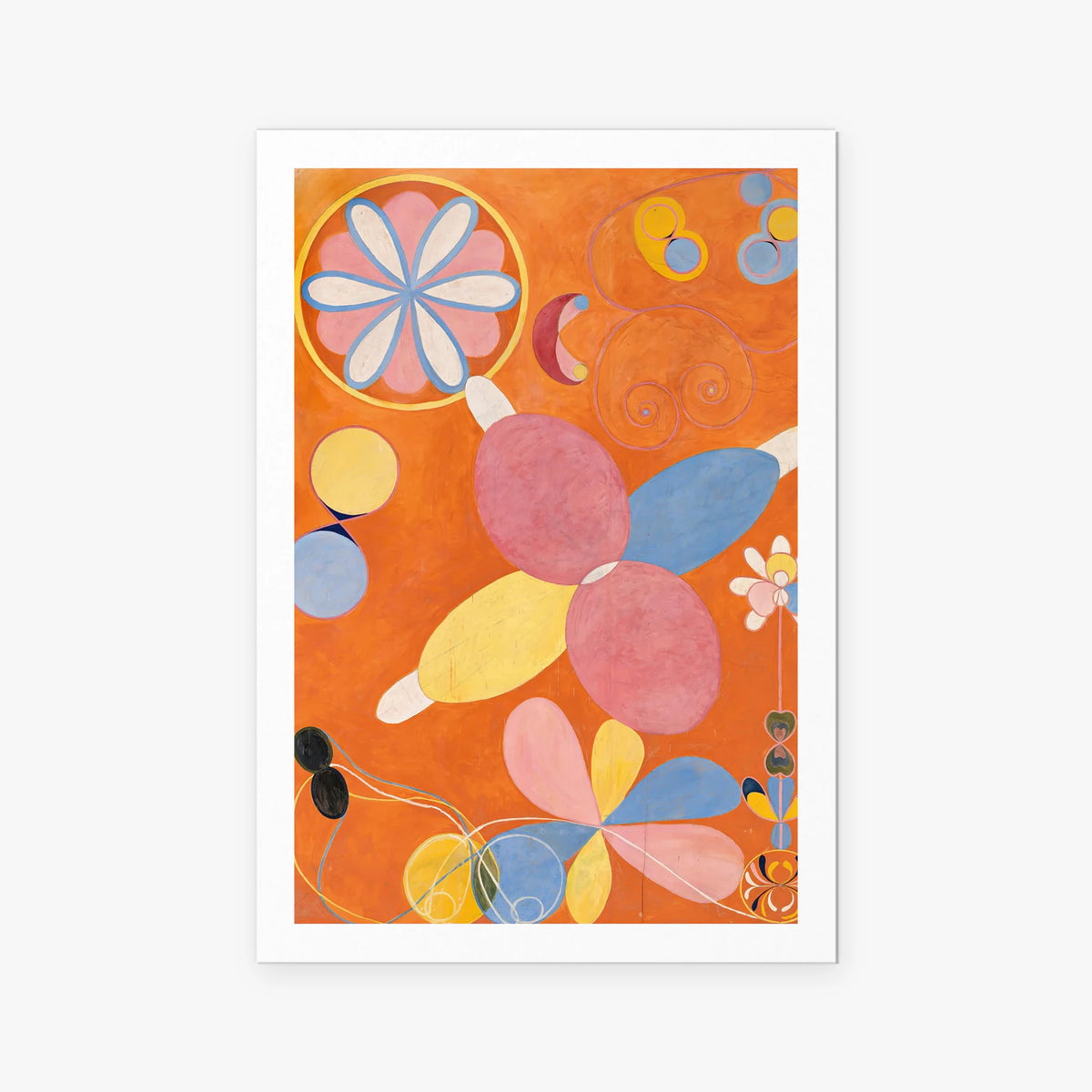 I Dieci Più Grandi, n. 4, Giovinezza - Hilma af Klint, opera di Hilma af Klint (Astrattismo), stampa artistica su carta, 80x115cm
