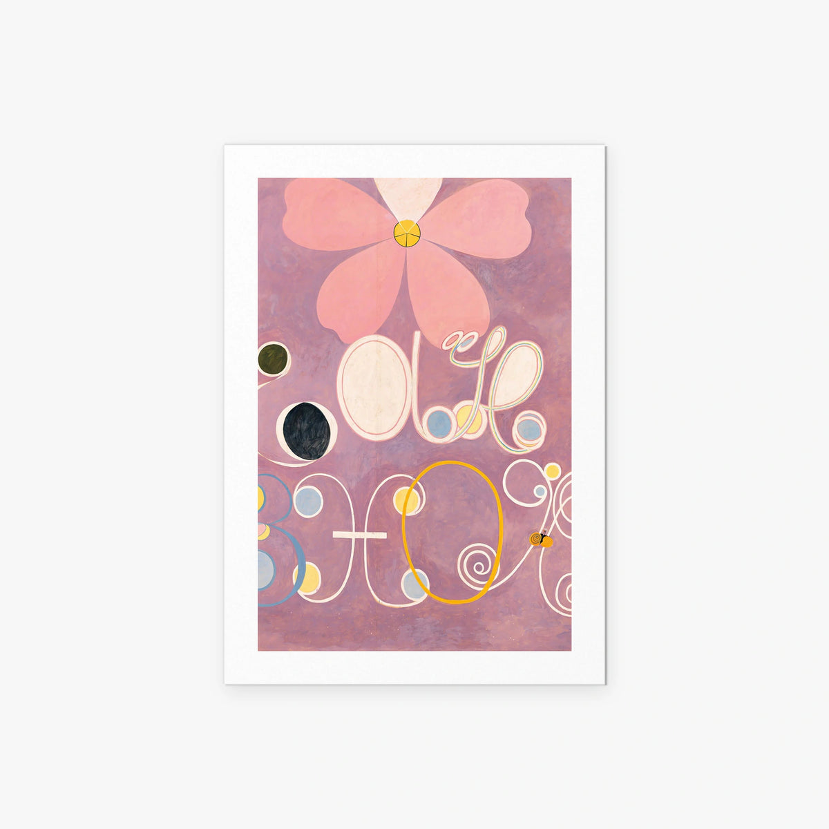 I Dieci Più Grandi, n. 5, Età Adulta - Hilma af Klint, opera di Hilma af Klint (Astrattismo), stampa artistica su carta, 60x85cm