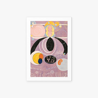 I Dieci Più Grandi, n. 6, Età Adulta - Hilma af Klint, opera di Hilma af Klint (Astrattismo), stampa artistica su carta, 60x85cm