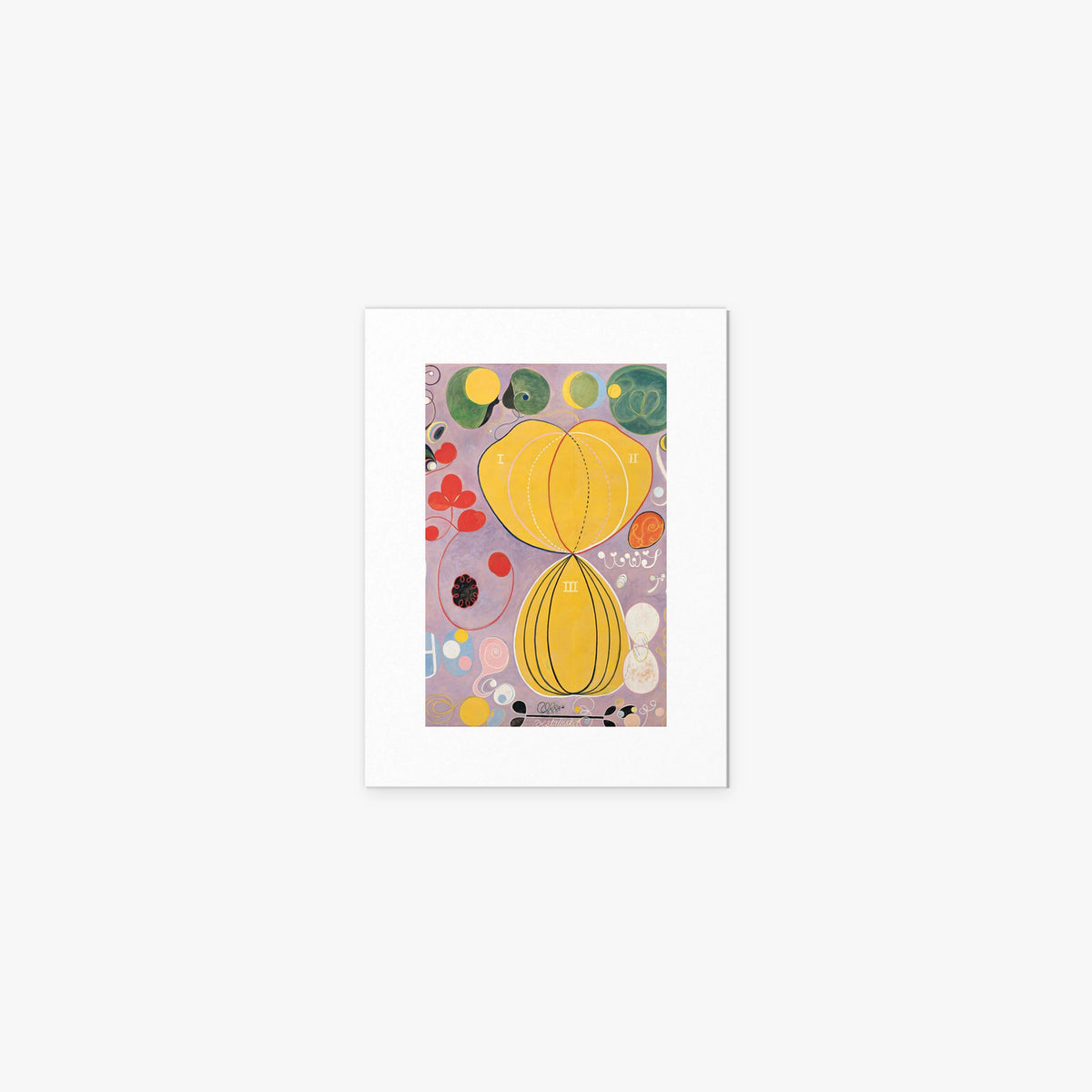I Dieci Più Grandi, n. 7, Età Adulta - Hilma af Klint, opera di Hilma af Klint (Astrattismo), stampa artistica su carta, 30x40cm