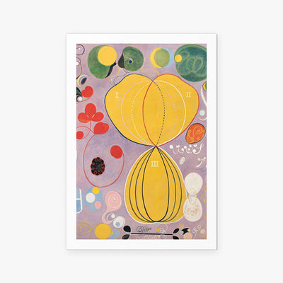 I Dieci Più Grandi, n. 7, Età Adulta - Hilma af Klint, opera di Hilma af Klint (Astrattismo), stampa artistica su carta, 80x115cm
