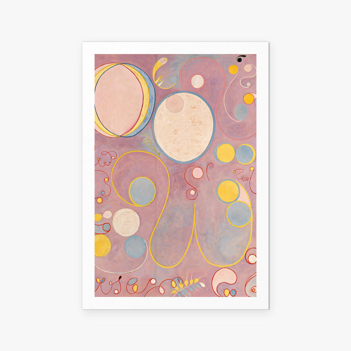 I Dieci Più Grandi, n. 8, Età Adulta - Hilma af Klint, opera di Hilma af Klint (Astrattismo), stampa artistica su carta, 80x115cm
