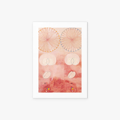 I Dieci Più Grandi, n. 9, Vecchiaia - Hilma af Klint, opera di Hilma af Klint (Astrattismo), stampa artistica su carta, 50x70cm