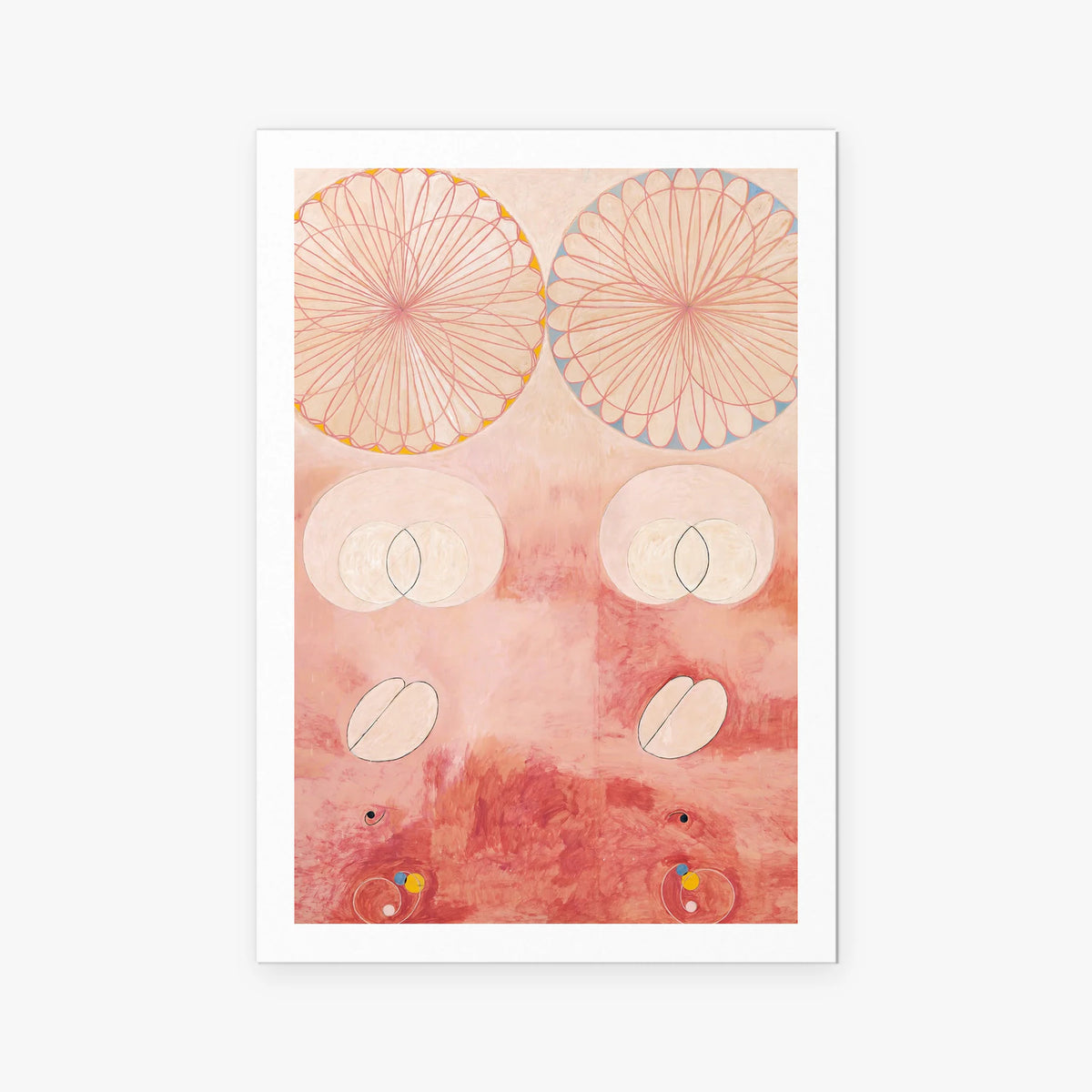 I Dieci Più Grandi, n. 9, Vecchiaia - Hilma af Klint, opera di Hilma af Klint (Astrattismo), stampa artistica su carta, 80x115cm