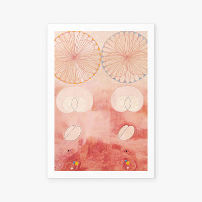 I Dieci Più Grandi, n. 9, Vecchiaia - Hilma af Klint, opera di Hilma af Klint (Astrattismo), stampa artistica su carta, 80x115cm