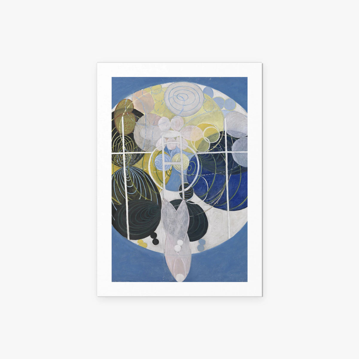 I Grandi Dipinti di Figure, n. 5 - Hilma af Klint, opera di Hilma af Klint (Astrattismo), stampa artistica su carta, 60x85cm