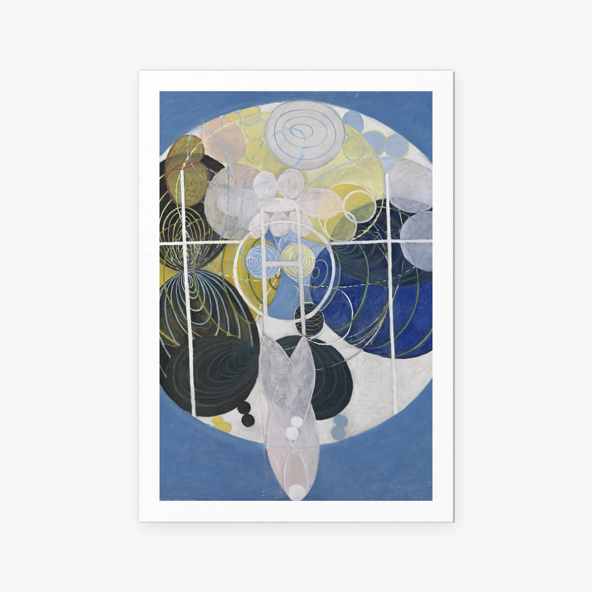 I Grandi Dipinti di Figure, n. 5 - Hilma af Klint, opera di Hilma af Klint (Astrattismo), stampa artistica su carta, 80x115cm
