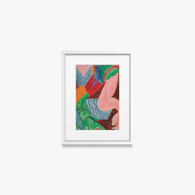 Il Braccio - Henri Matisse, opera di Henri Matisse (Art Déco), stampa con passepartout e cornice bianca, 30x40cm