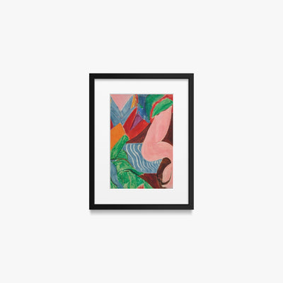 Il Braccio - Henri Matisse, opera di Henri Matisse (Art Déco), stampa con passepartout e cornice nera, 30x40cm