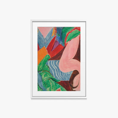 Il Braccio - Henri Matisse, opera di Henri Matisse (Art Déco), stampa con passepartout e cornice bianca, 50x70cm