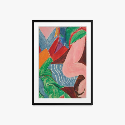 Il Braccio - Henri Matisse, opera di Henri Matisse (Art Déco), stampa con passepartout e cornice nera, 60x85cm