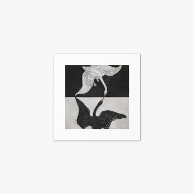 Il Cigno, n. 1 - Hilma af Klint, opera di Hilma af Klint (Astrattismo), stampa artistica su carta, 40x40cm