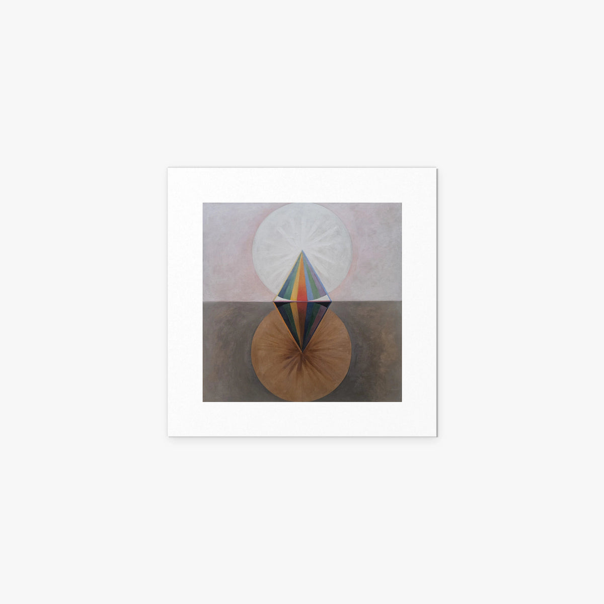 Il Cigno, n. 12 - Hilma af Klint, opera di Hilma af Klint (Astrattismo), stampa artistica su carta, 40x40cm
