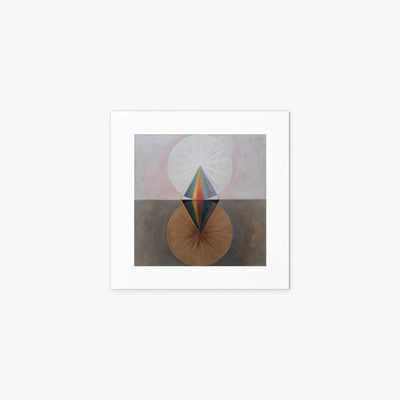 Il Cigno, n. 12 - Hilma af Klint, opera di Hilma af Klint (Astrattismo), stampa artistica su carta, 40x40cm