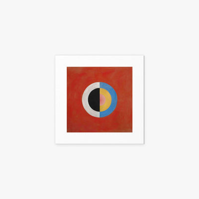Il Cigno, n. 17 - Hilma af Klint, opera di Hilma af Klint (Astrattismo), stampa artistica su carta, 40x40cm