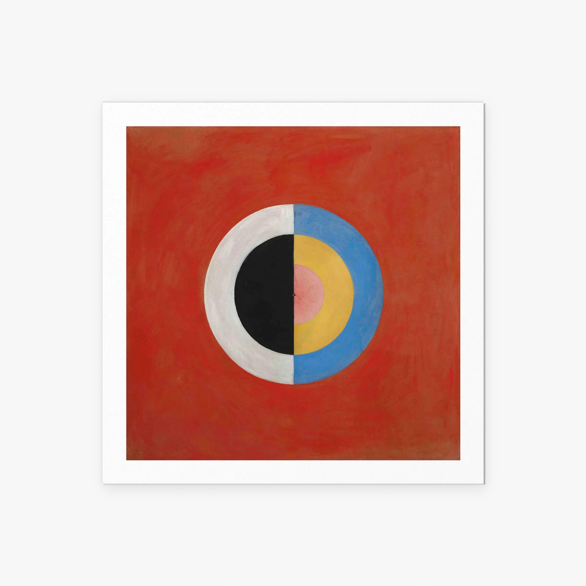 Il Cigno, n. 17 - Hilma af Klint, opera di Hilma af Klint (Astrattismo), stampa artistica su carta, 60x60cm