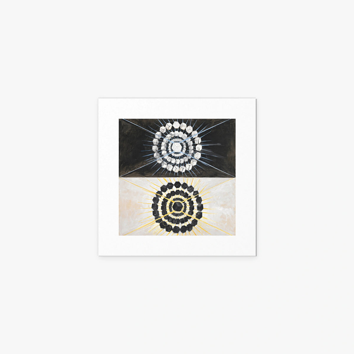 Il Cigno, n. 8 - Hilma af Klint, opera di Hilma af Klint (Astrattismo), stampa artistica su carta, 40x40cm