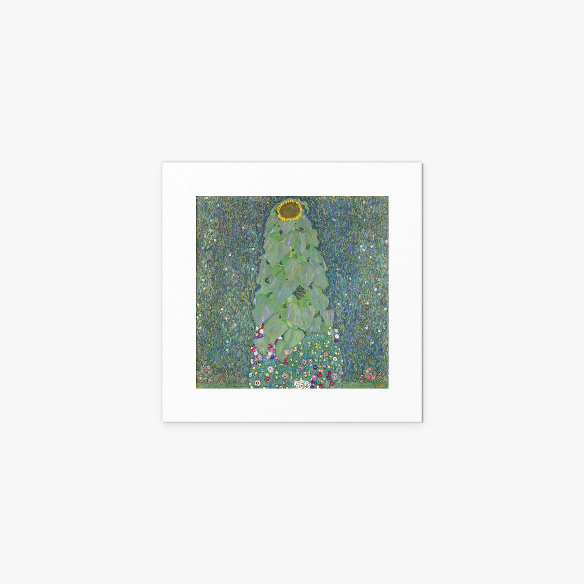 Il Girasole - Gustav Klimt, opera di Gustav Klimt (Secessione Viennese), stampa artistica su carta, 40x40cm