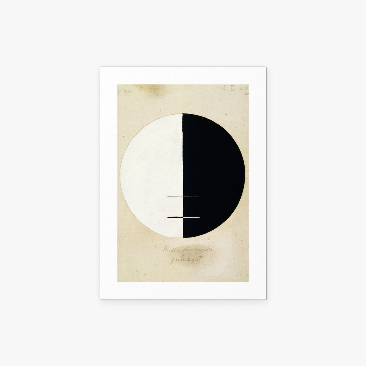 Il Punto di Vista del Buddha, n. 3 - Hilma af Klint, opera di Hilma af Klint (Astrattismo), stampa artistica su carta, 50x70cm