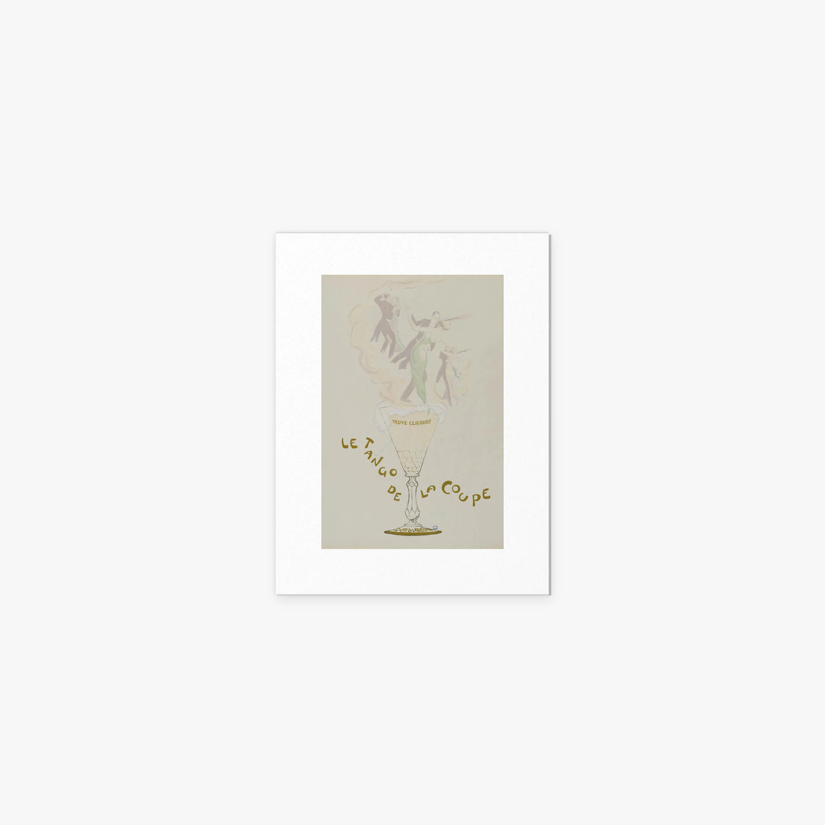 Il Tango della Coppa - Sem, opera di Sem (Georges Goursat) (Illustrazione), stampa artistica su carta, 30x40cm