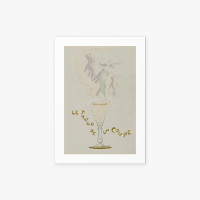 Il Tango della Coppa - Sem, opera di Sem (Georges Goursat) (Illustrazione), stampa artistica su carta, 50x70cm