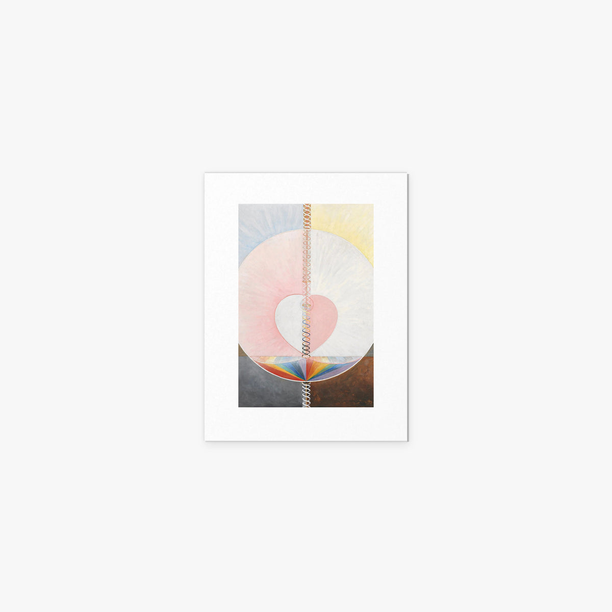 La Colomba, n. 1 - Hilma af Klint, opera di Hilma af Klint (Astrattismo), stampa artistica su carta, 30x40cm