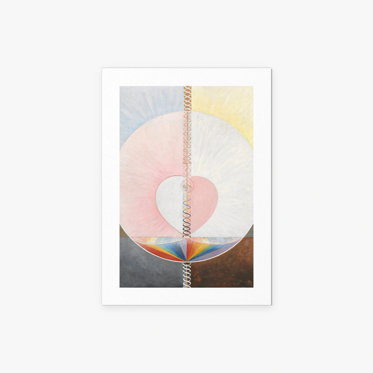 La Colomba, n. 1 - Hilma af Klint, opera di Hilma af Klint (Astrattismo), stampa artistica su carta, 50x70cm
