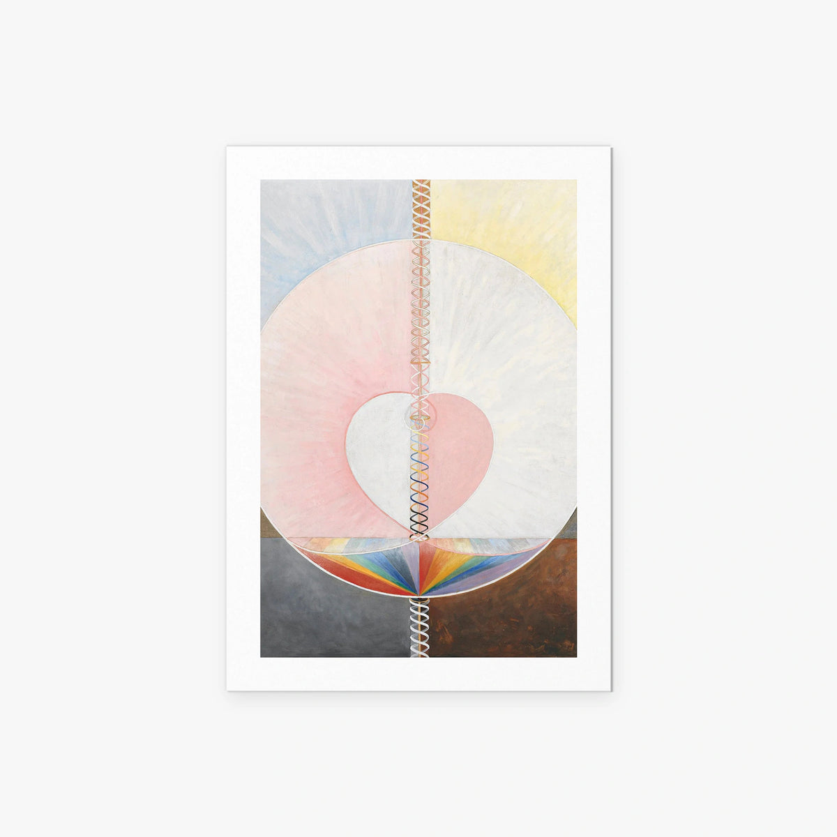 La Colomba, n. 1 - Hilma af Klint, opera di Hilma af Klint (Astrattismo), stampa artistica su carta, 60x85cm