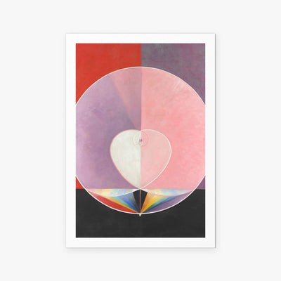 La Colomba, n. 2 - Hilma af Klint, opera di Hilma af Klint (Astrattismo), stampa artistica su carta, 80x115cm