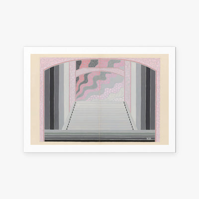 Les Ponts, Bozzetto di Scena - Zig, opera di Zig (Louis Gaudin) (Art Déco), stampa artistica su carta, 115x80cm